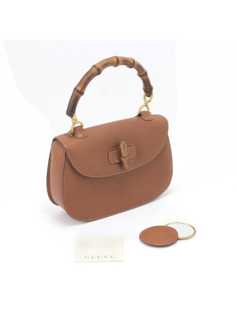 Gucci Handbag Bamboo Sho 000 Brown